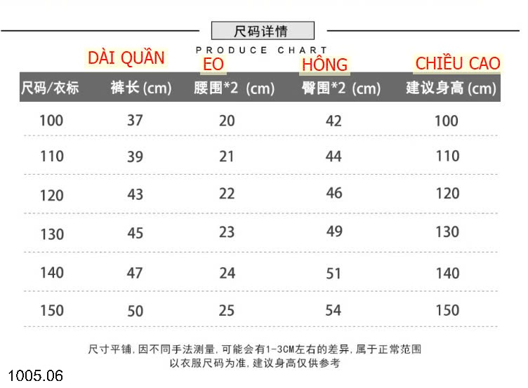 25HA1005.06 - SET BỘ DEMIN HÃNG KACADY BÉ TRAI
