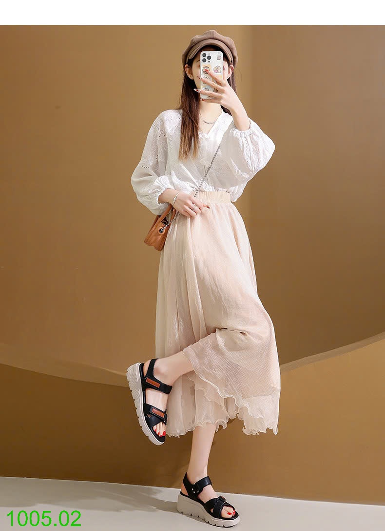 25HA1005.02 - SANDAL ĐẾ XUỒNG CHO NỮ