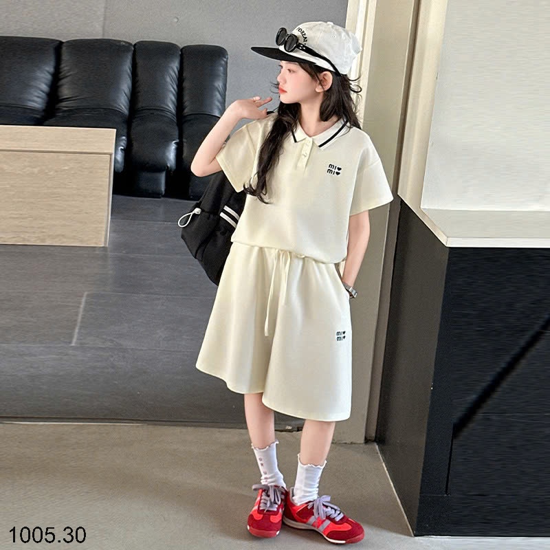 25HA1005.30 - BỘ POLO SIZE ĐẠI BÉ GÁI