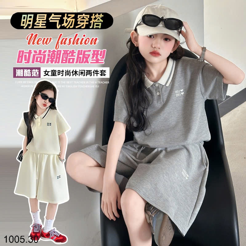 25HA1005.30 - BỘ POLO SIZE ĐẠI BÉ GÁI