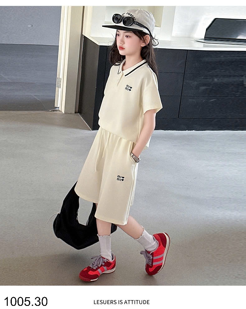 25HA1005.30 - BỘ POLO SIZE ĐẠI BÉ GÁI