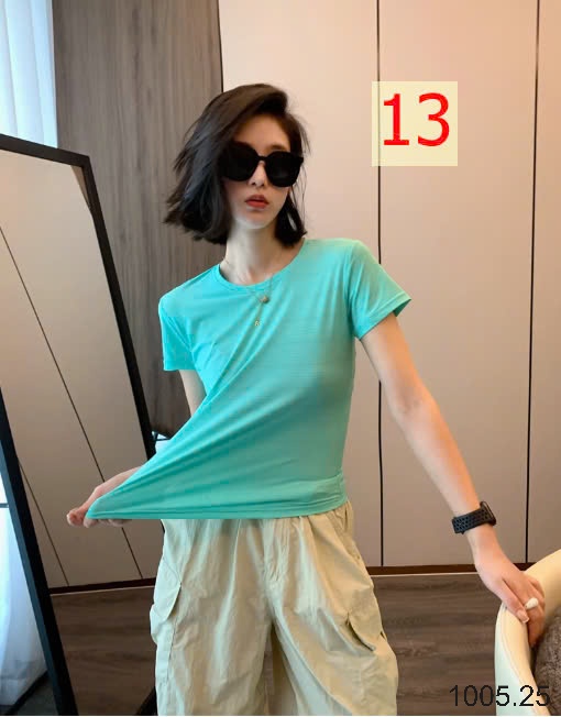 25HA1005.25 - ÁO THỂ THAO THOÁNG KHÍ NAM NỮ IN BLUE