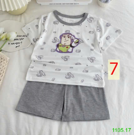 25HA1105.17 - BỘ MẶC NHÀ HOẠT HÌNH CHO BÉ YÊU