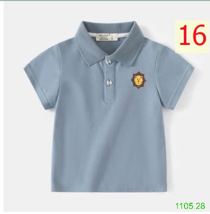 25HA1105.28 - ÁO POLO WELLKIDS BÉ TRAI