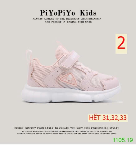 25HA1105.19 - GIÀY QUAI DÁN THOÁNG KHÍ CHO BÉ HÃNG PIYO KIDS