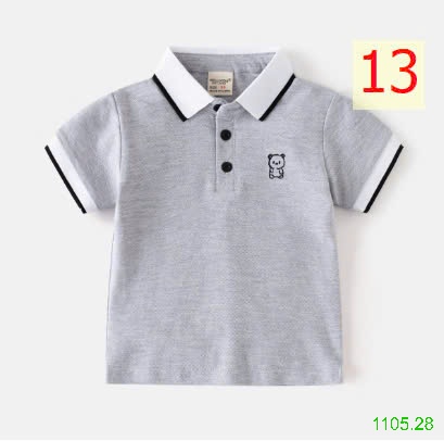 25HA1105.28 - ÁO POLO WELLKIDS BÉ TRAI