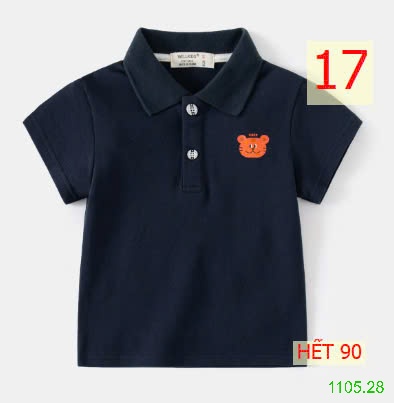 25HA1105.28 - ÁO POLO WELLKIDS BÉ TRAI