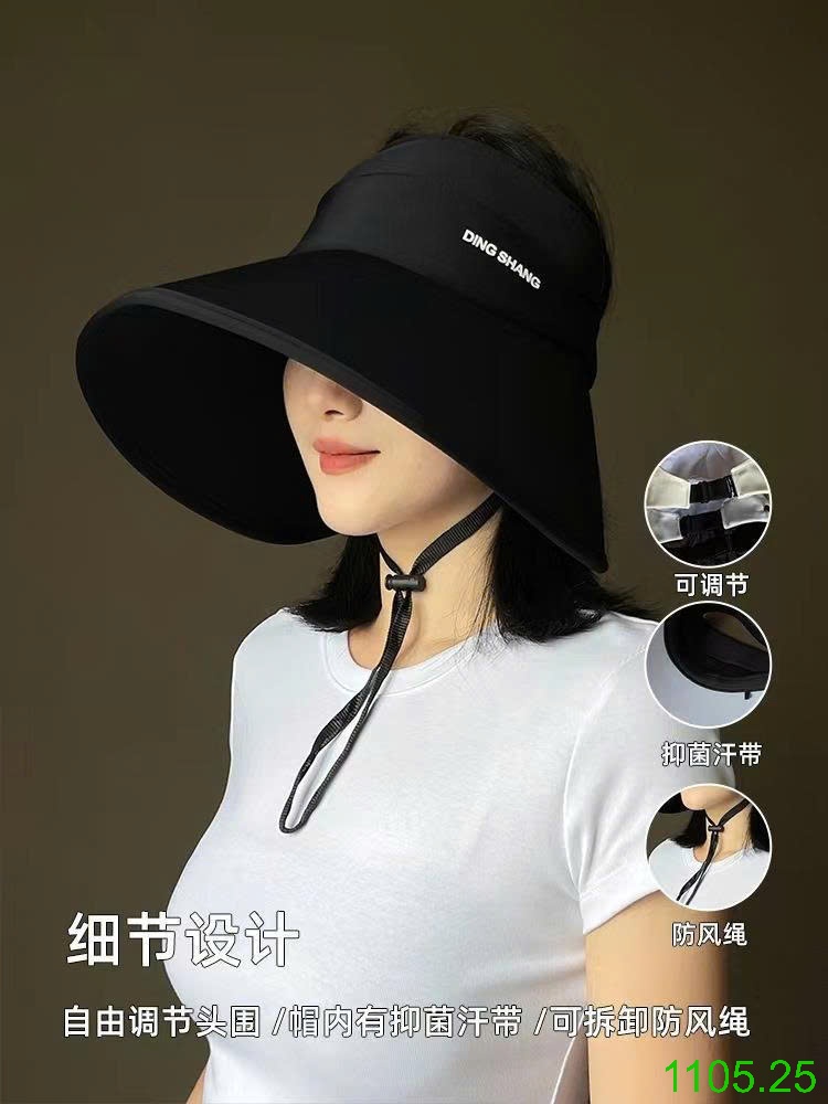 25HA1105.25 - MŨ CHỐNG NẮNG NỬA ĐẦU CHO NỮ