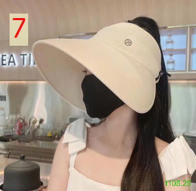 25HA1105.25 - MŨ CHỐNG NẮNG NỬA ĐẦU CHO NỮ