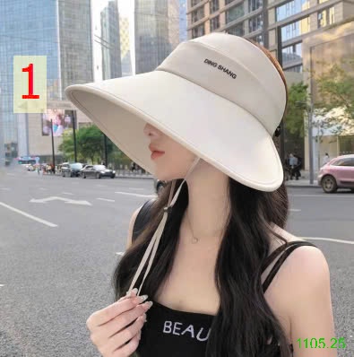 25HA1105.25 - MŨ CHỐNG NẮNG NỬA ĐẦU CHO NỮ