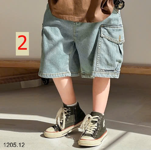 25HA1205.12 - QUẦN SHORT JEAN BÉ TRAI SIZE ĐẠI