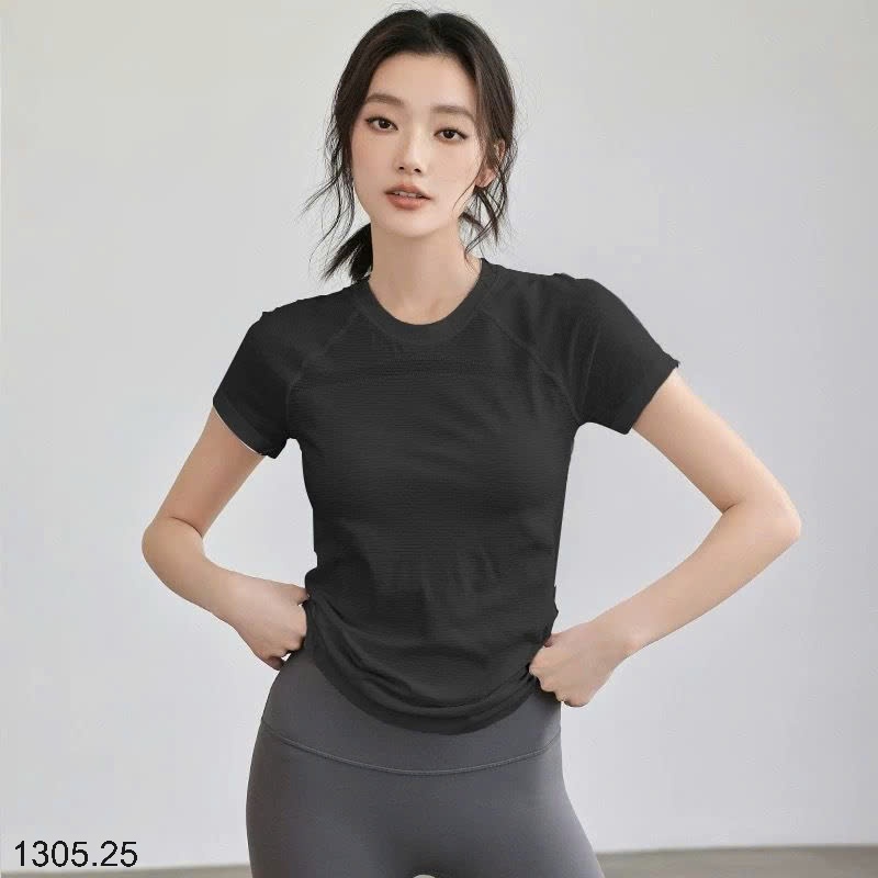 25HA1305.25 - ÁO THUN CỔ TRÒN THỂ THAO NỮ