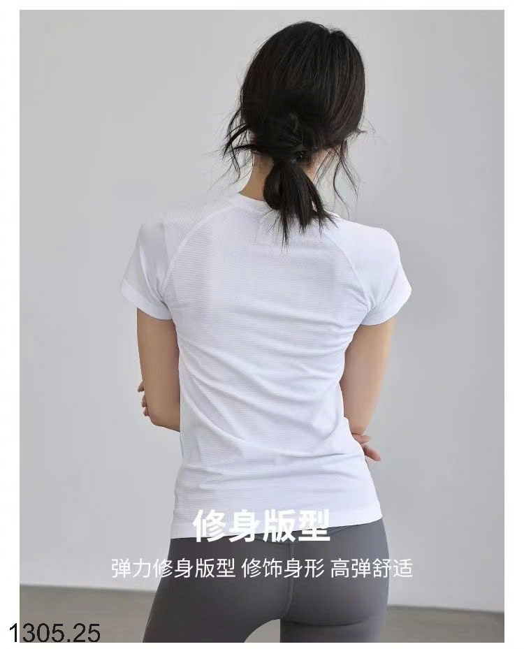25HA1305.25 - ÁO THUN CỔ TRÒN THỂ THAO NỮ