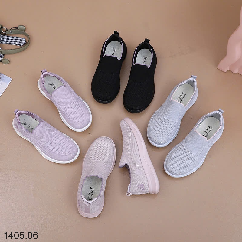 25HA1405.06 - GIÀY VẢI CHUN SLIP ON CHO NỮ
