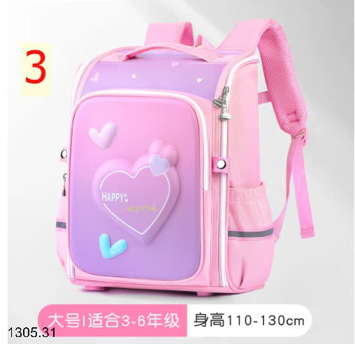 25HA1305.31 - BA LÔ HOẠT HÌNH 3D CHỐNG GÙ CHO BÉ
