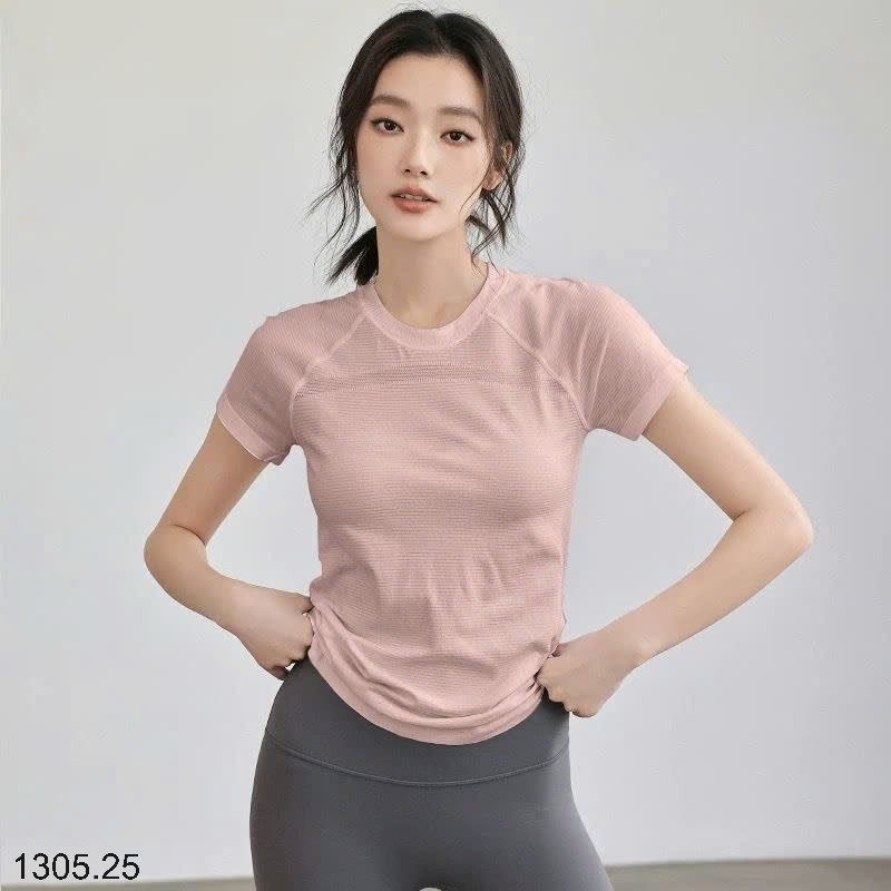 25HA1305.25 - ÁO THUN CỔ TRÒN THỂ THAO NỮ