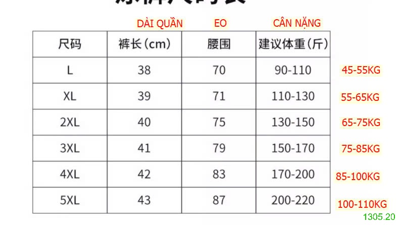 25HA1305.20 - QUẦN BƠI BẢO VỆ 2 LỚP CHO NAM HÃNG WARRIOR