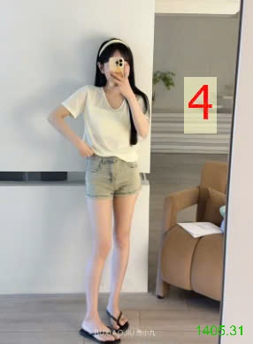 25HA1405.31 - ÁO THUN NỮ CỔ V MỎNG NHẸ MÁT CHO NỮ
