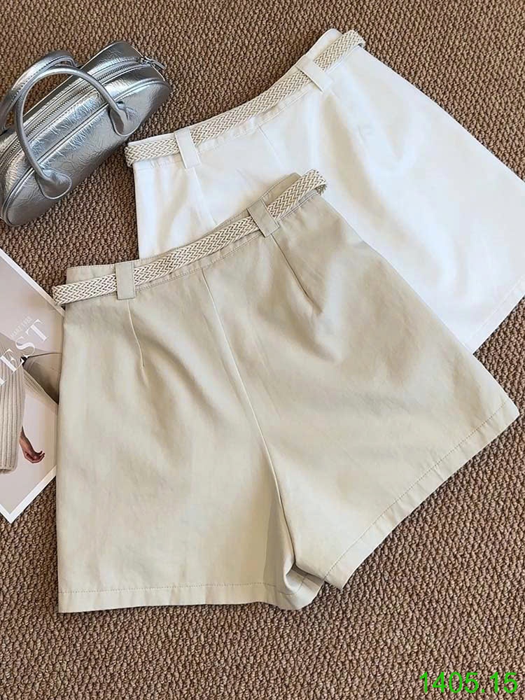 25HA1405.15 - QUẦN SHORT NỮ KÈM DÂY LƯNG ANNA