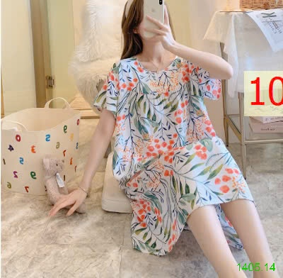 25HA1405.14 - VÁY NGỦ COTTON LANH LỤA CHO NỮ