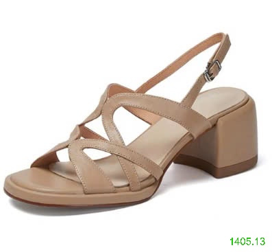 25HA1405.13 - SANDAL DÂY LƯỢN SÓNG GÓT VUÔNG