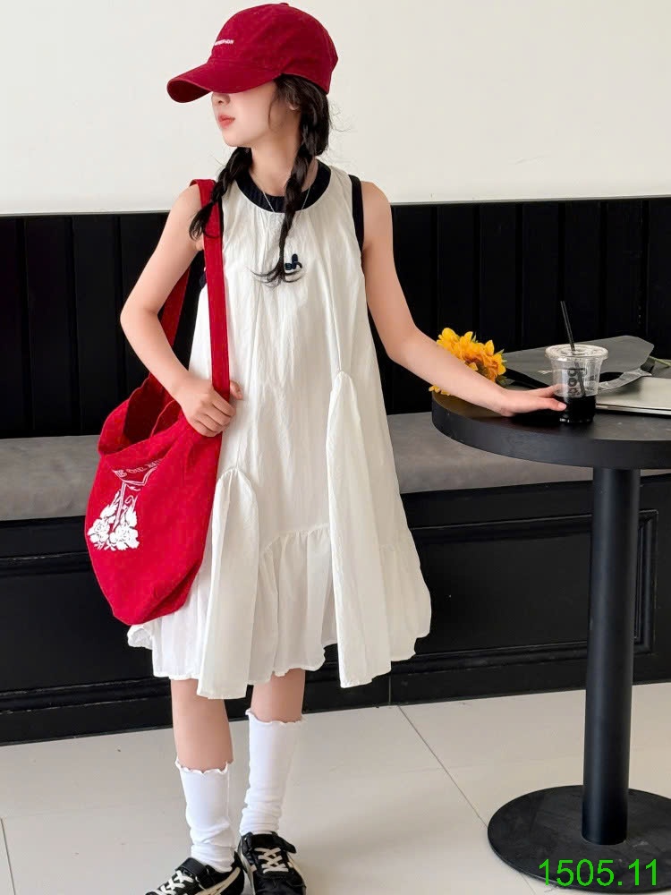 25HA1505.11 - VÁY BABY DOLL BÉ GÁI