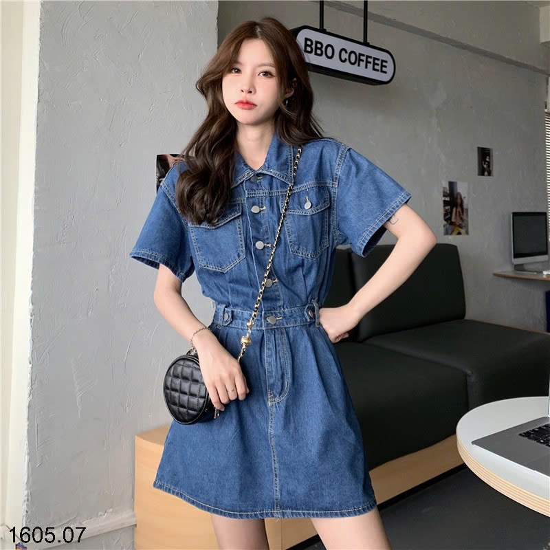 25HA1605.07 - VÁY DENIM CHO NỮ