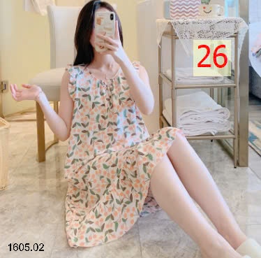 25HA1605.02 - VÁY LANH VIỀN BÈO CHO NỮ