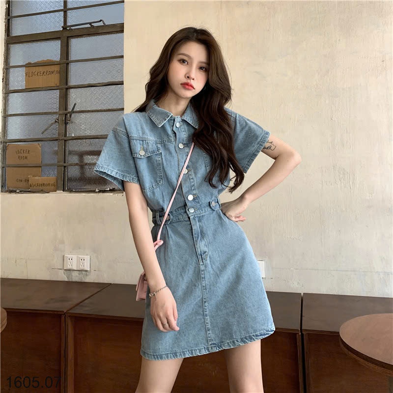 25HA1605.07 - VÁY DENIM CHO NỮ