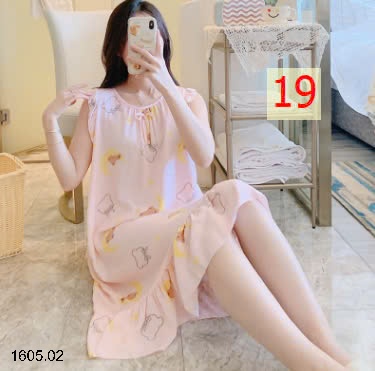 25HA1605.02 - VÁY LANH VIỀN BÈO CHO NỮ