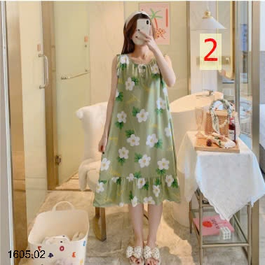 25HA1605.02 - VÁY LANH VIỀN BÈO CHO NỮ