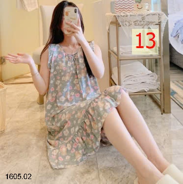 25HA1605.02 - VÁY LANH VIỀN BÈO CHO NỮ