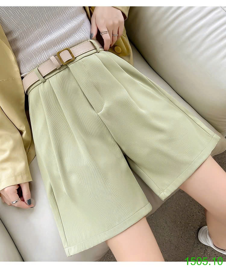 25HA1505.10 - QUẦN SHORT CHỮ A CẠP CAO CHO NỮ