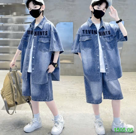 25HA1505.06 - BỘ DEMIN SIZE ĐẠI BÉ TRAI