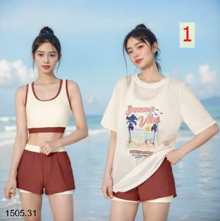 25HA1505.31 - SET BƠI 3 CHI TIẾT CHO NỮ