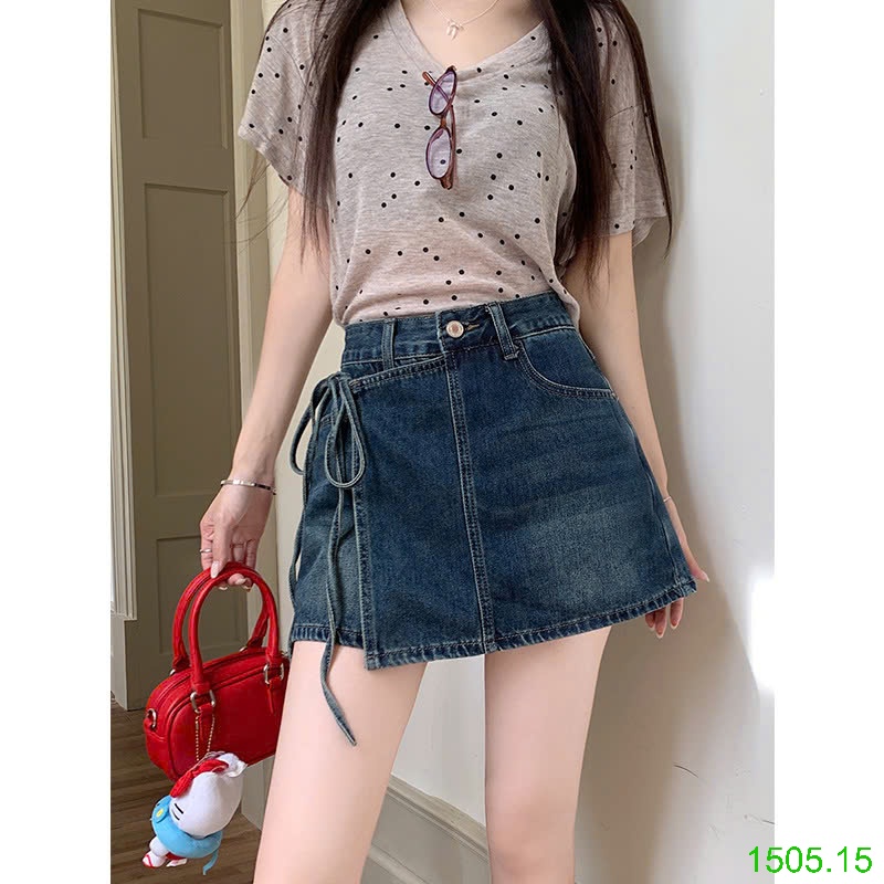 25HA1505.15 - QUẦN SHORT GIẢ VÁY NỮ