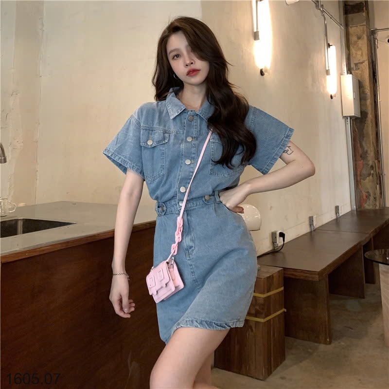 25HA1605.07 - VÁY DENIM CHO NỮ