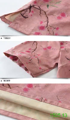 25HA1505.13 - BỘ CỘC TAY CỔ TRÒN TRUNG NIÊN CHO MẸ