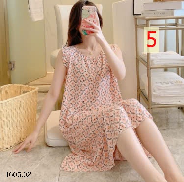 25HA1605.02 - VÁY LANH VIỀN BÈO CHO NỮ
