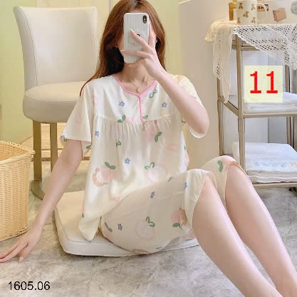 25HA1605.06 - BỘ LANH LỬNG HOA CỘC TAY CHO NỮ