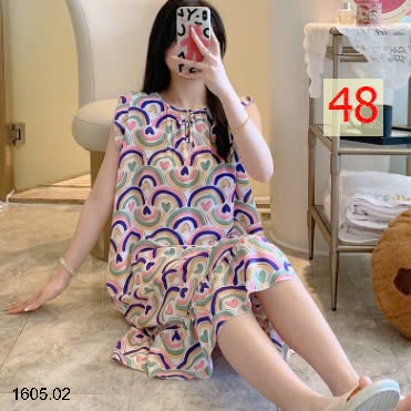 25HA1605.02 - VÁY LANH VIỀN BÈO CHO NỮ