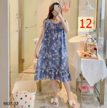 25HA1605.02 - VÁY LANH VIỀN BÈO CHO NỮ