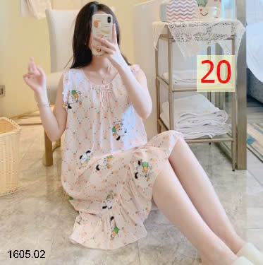 25HA1605.02 - VÁY LANH VIỀN BÈO CHO NỮ