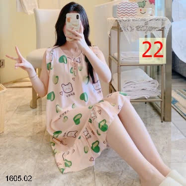 25HA1605.02 - VÁY LANH VIỀN BÈO CHO NỮ