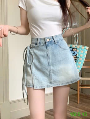 25HA1505.15 - QUẦN SHORT GIẢ VÁY NỮ