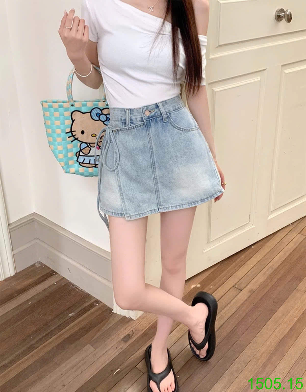 25HA1505.15 - QUẦN SHORT GIẢ VÁY NỮ