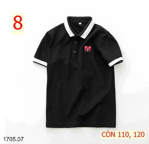 25HA1705.07 - ÁO POLO SIZE ĐẠI CHO BÉ