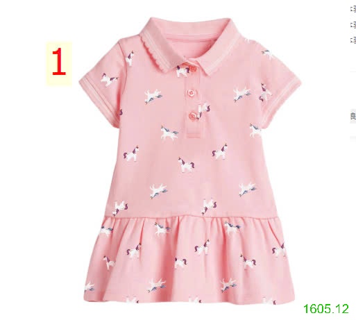 25HA1605.12 - VÁY POLO LITTLE MAVEN BÉ GÁI