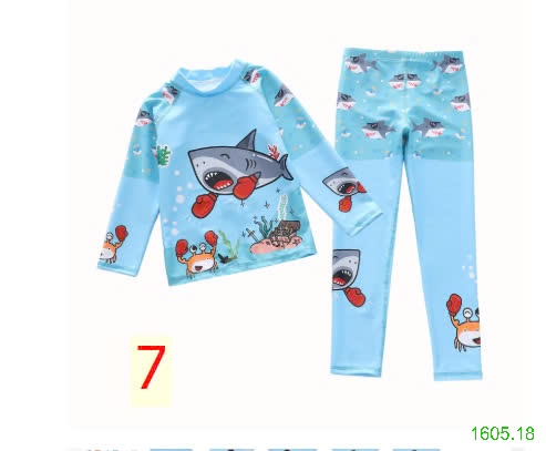 25HA1605.18 - BỘ BƠI DÀI CHỐNG NẮNG BÉ TRAI