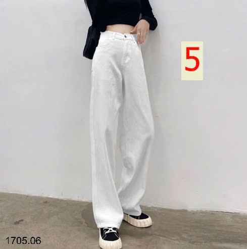 25HA1705.06 - QUẦN JEAN ỐNG XUÔNG CHO NỮ